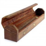 Wooden Hand Carved Incense Holder